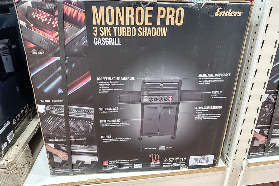 Gasgrill Enders Monroe Pro 3 SIK Turbo Shadow